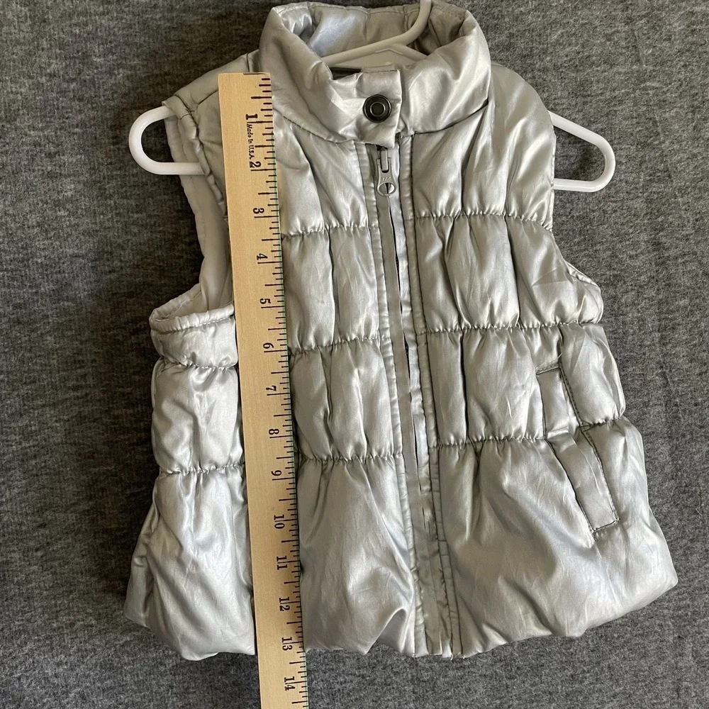 Buffalo David‎ Bitton Toddler Puff Grey Zip Vest, 2T